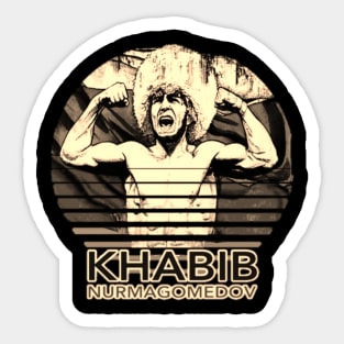 Khabib brown Sticker